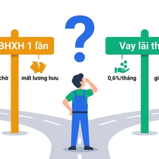 Nên rút BHXH 1 lần hay đi vay khi cần tiền cho công nhân năm 2026