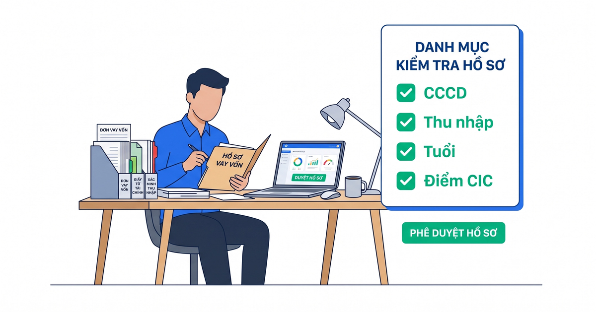 Điều kiện vay tín chấp 2026 - hồ sơ và thu nhập cần chuẩn bị