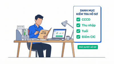 Điều kiện vay tín chấp 2026 - hồ sơ và thu nhập cần chuẩn bị