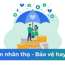 Bảo hiểm nhân thọ là gì - hình minh họa ô hình trái tim bảo vệ gia đình khỏi rủi ro tài chính