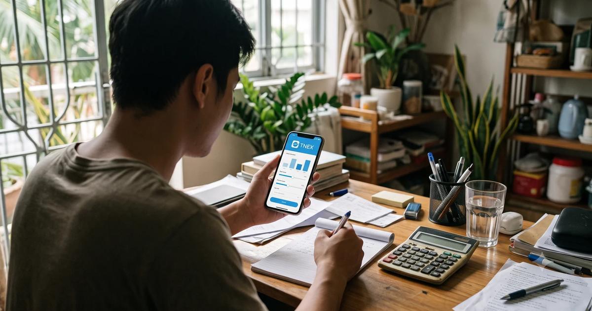 Lãi suất TNEX bao nhiêu - người vay tính tiền trả hàng tháng trên app TNEX