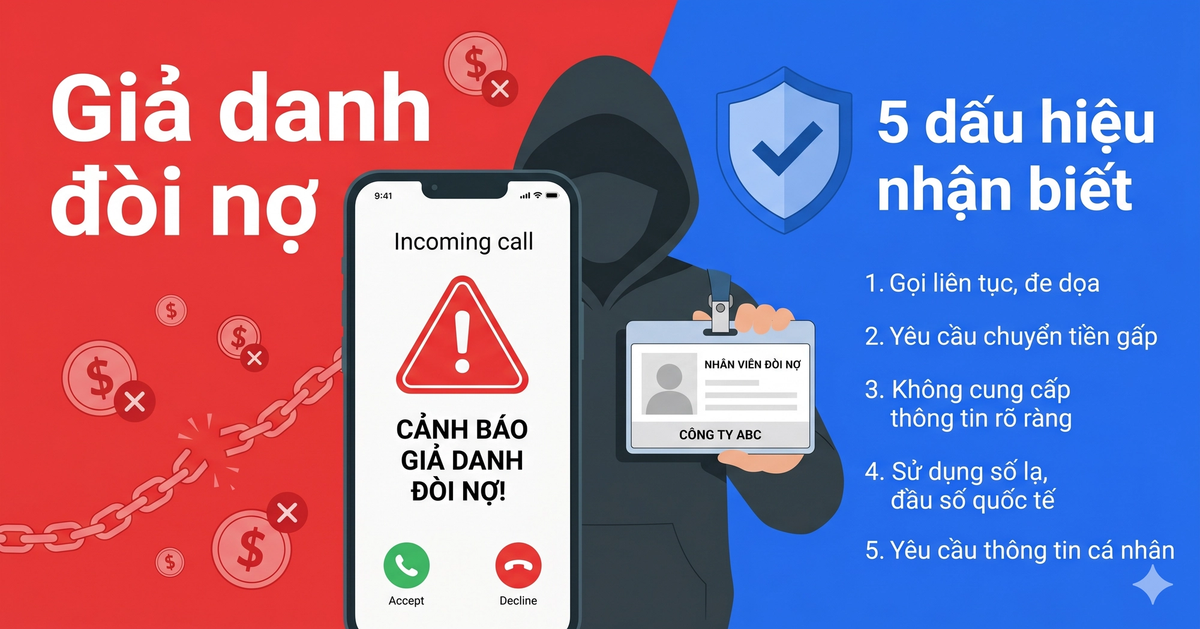 Cảnh báo lừa đảo giả danh đòi nợ - nhận biết kẻ giả mạo công ty tài chính qua 5 dấu hiệu