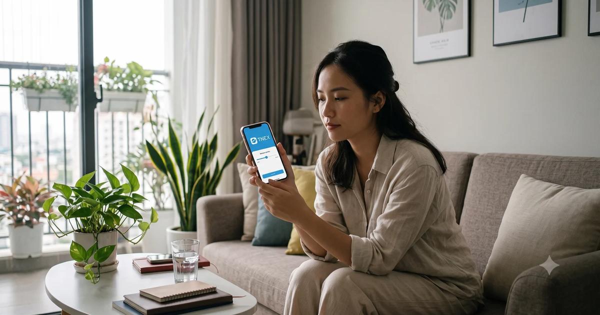 Vay TNEX lần đầu được bao nhiêu - người vay chọn số tiền vay trên app TNEX