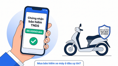 Hướng dẫn mua bảo hiểm xe máy bắt buộc TNDS online uy tín 2026