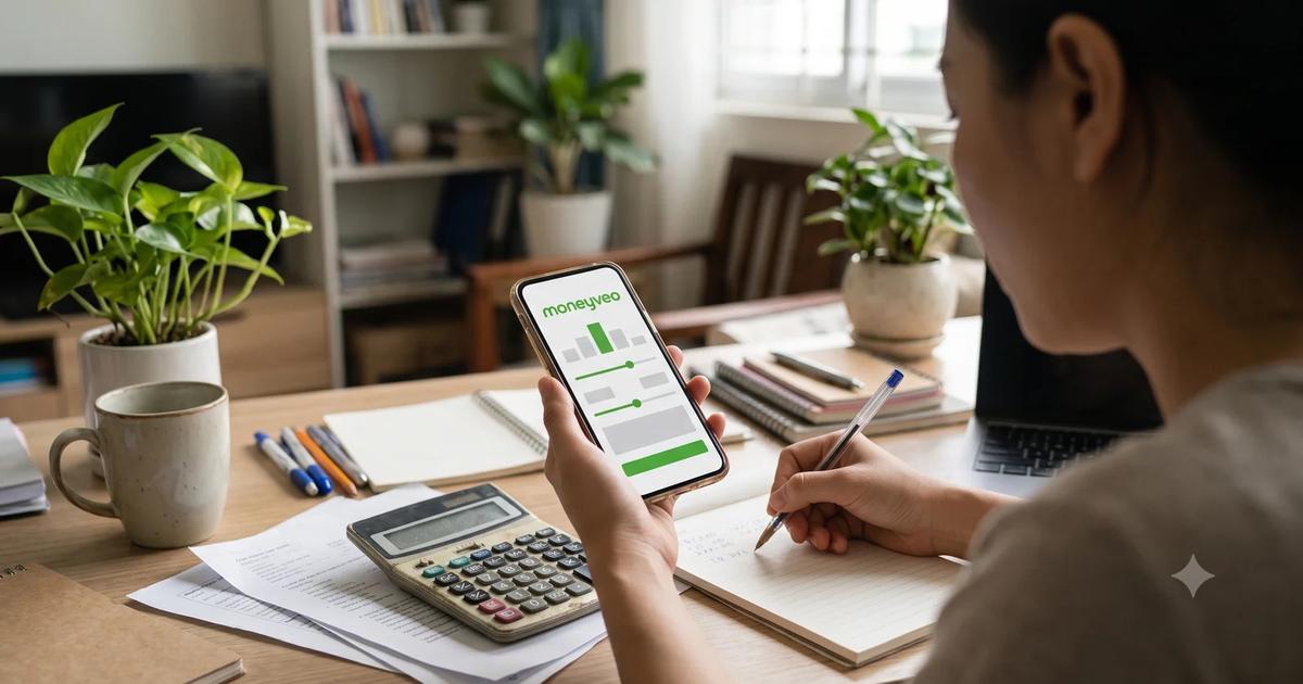 Lãi suất Moneyveo bao nhiêu - người vay tính tổng chi phí khoản vay trên điện thoại