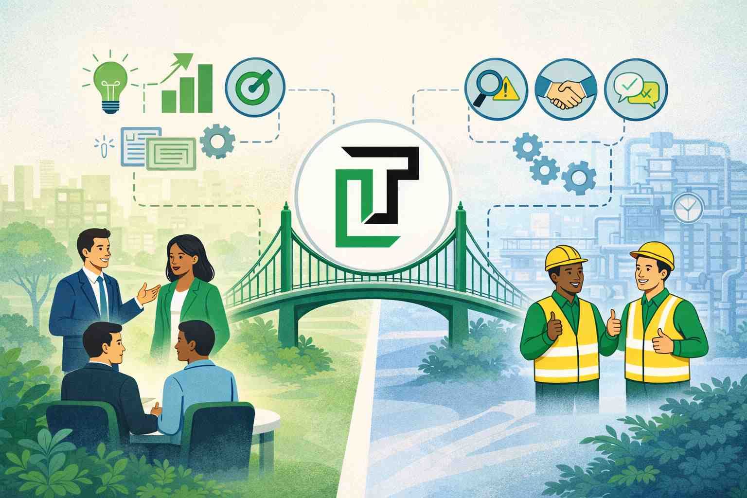 Learning Teams Bridge Between Leadership and Frontline Work