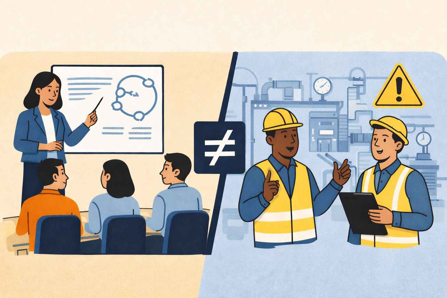 Why Operational Learning Is Not Training