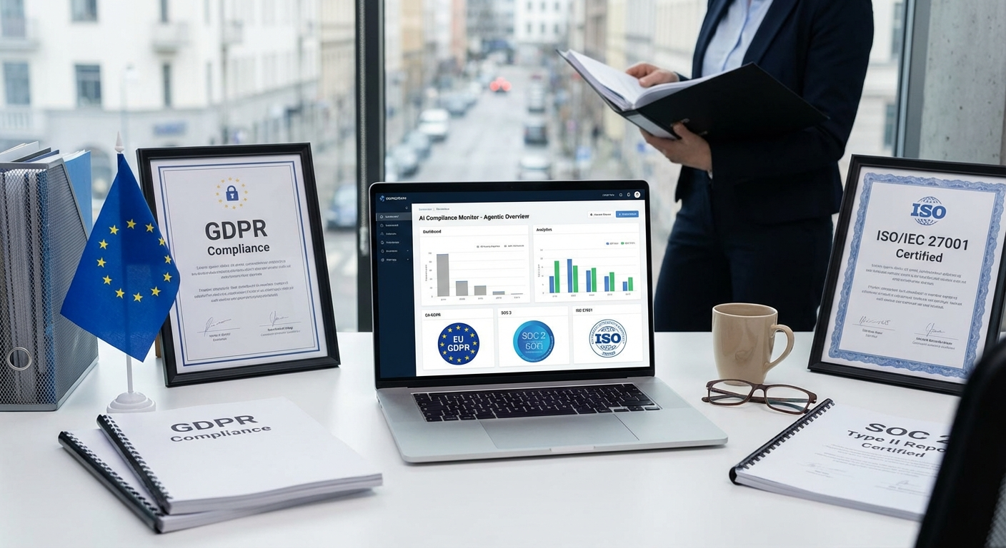 Agentic AI Compliance: GDPR, SOC 2, and ISO 27001 Implications