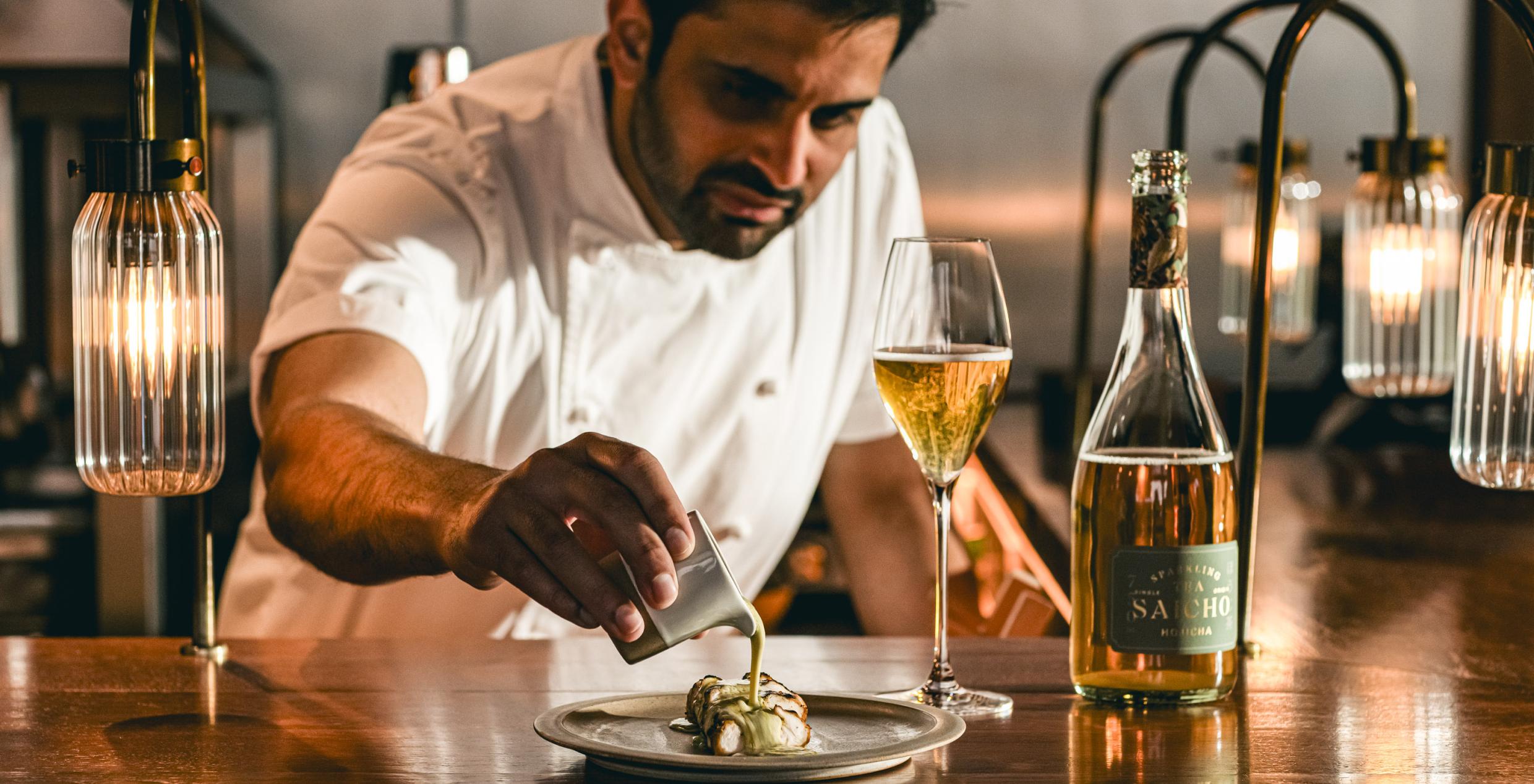 CHET SHARMA AND SAICHO AT BIBI MAYFAIR