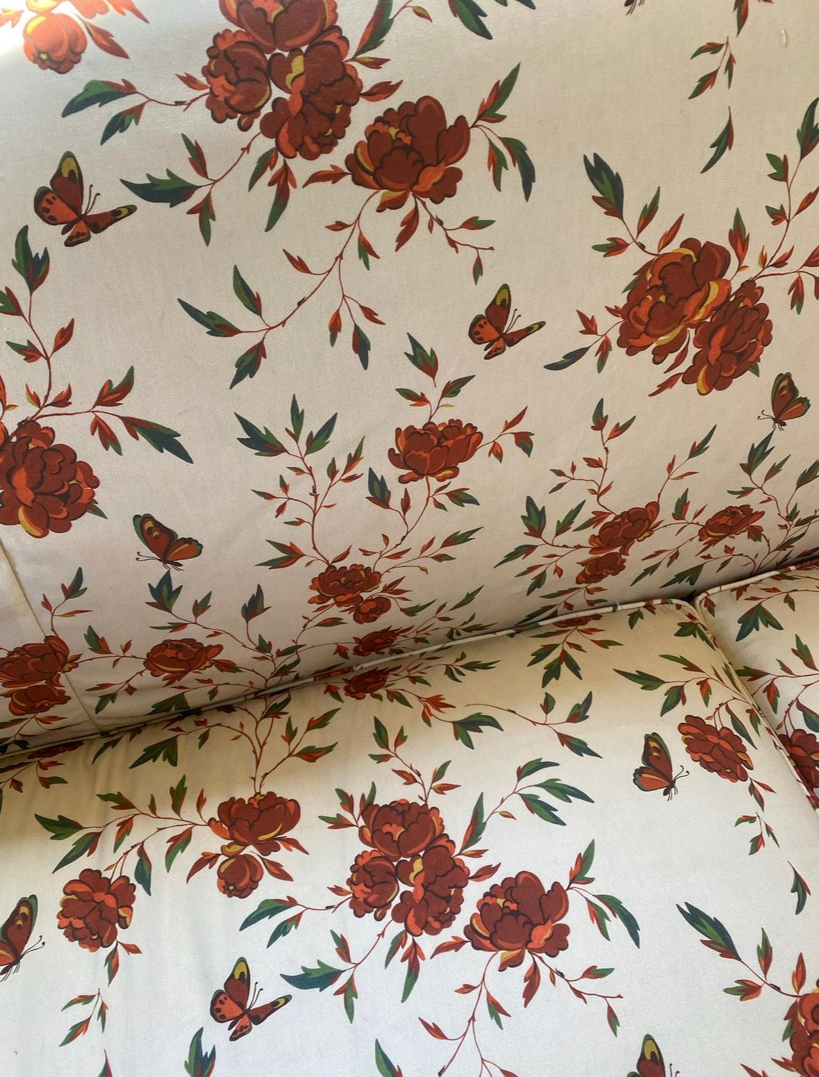 red tree peony  cushions