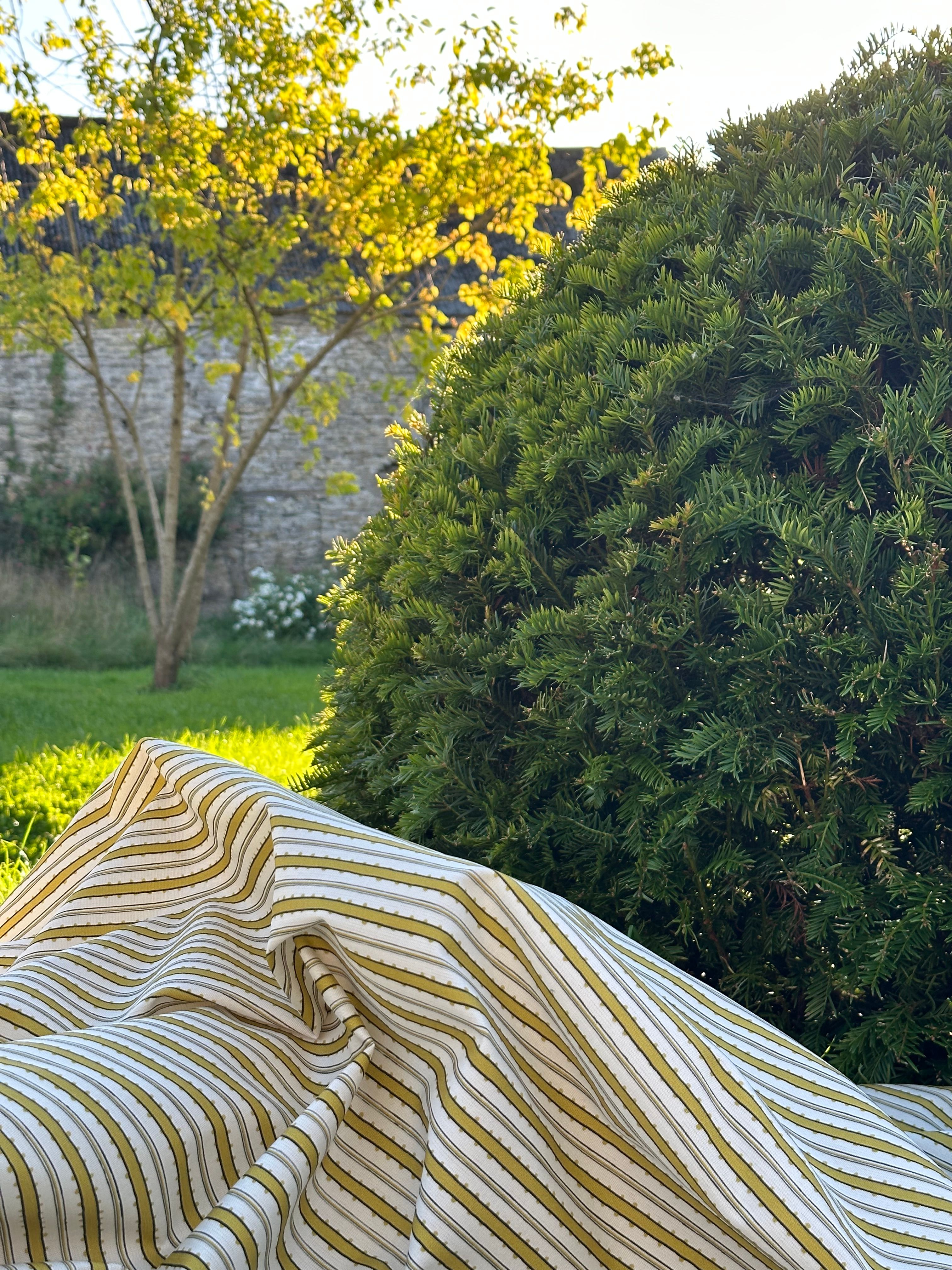 Bobbly Ribbon yellow spread