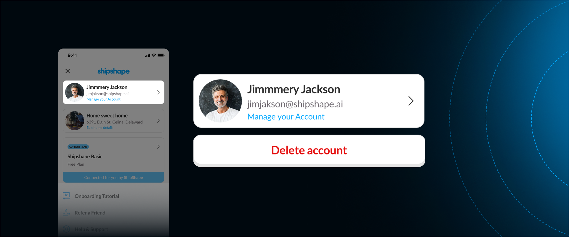 How to Delete Your Account in the Shipshape App