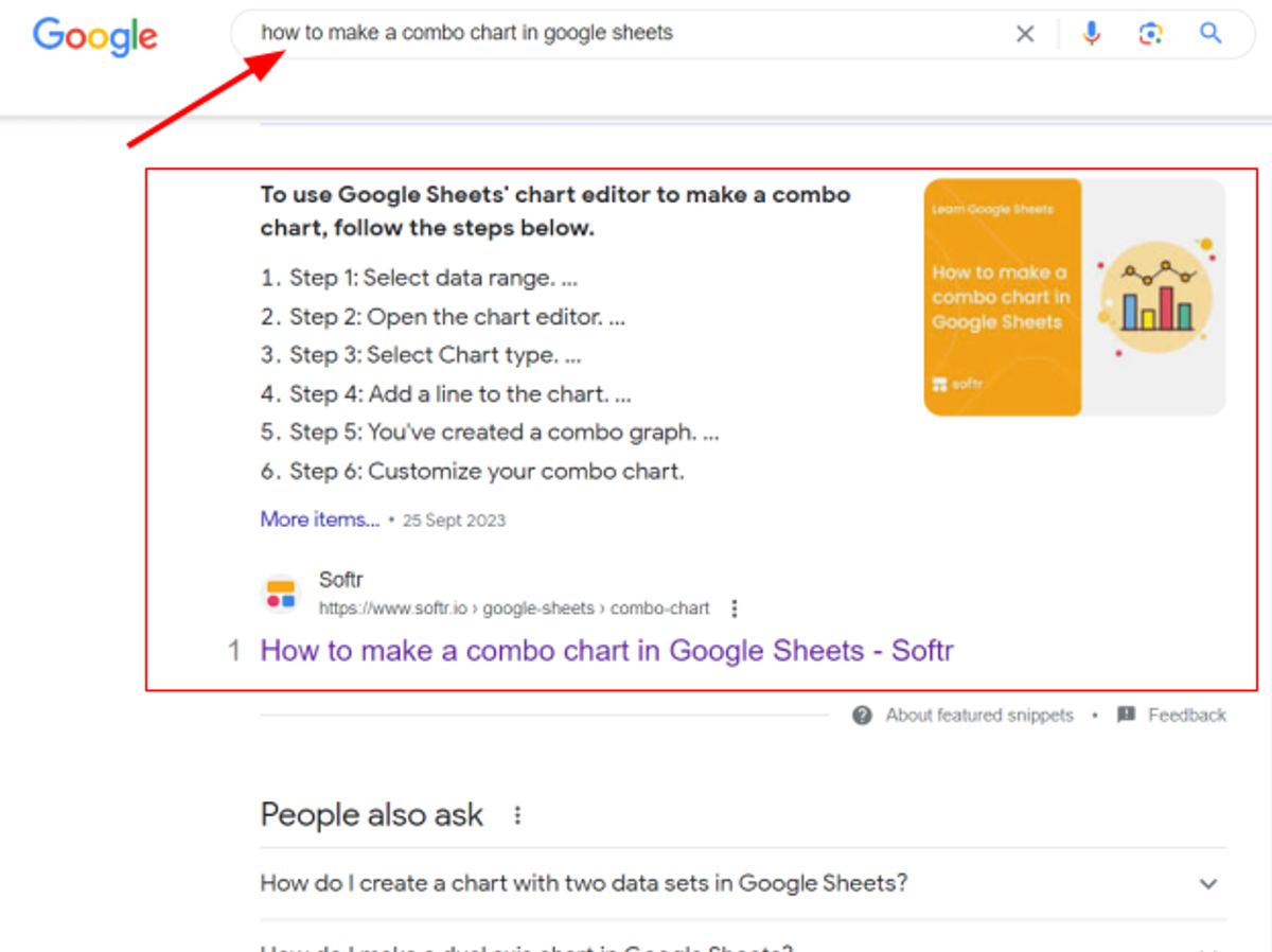 Search performance result 4