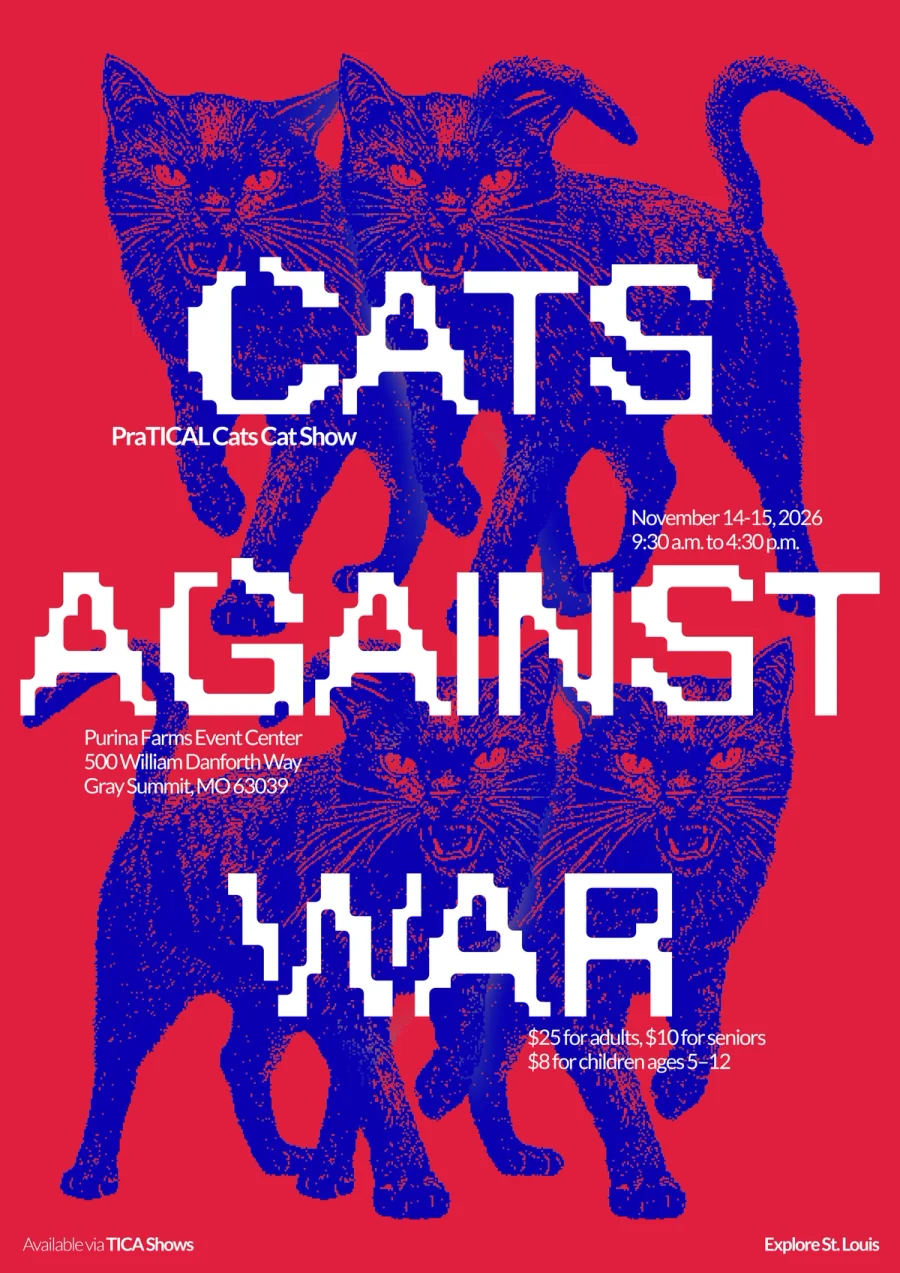 Experimental typography poster with layered gradient map.