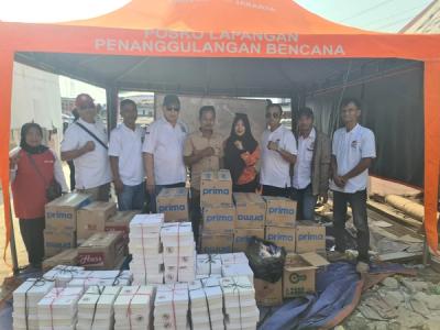 DPD GNTI Jakarta Beri Bantuan untuk Korban Kebakaran di Kampung Nelayan Muara Karang
