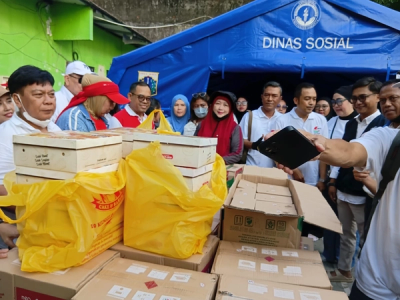 Ringankan Beban, DPD GNTI Jakarta Salurkan Bantuan untuk Korban Kebakaran di Batu Ceper Gambir