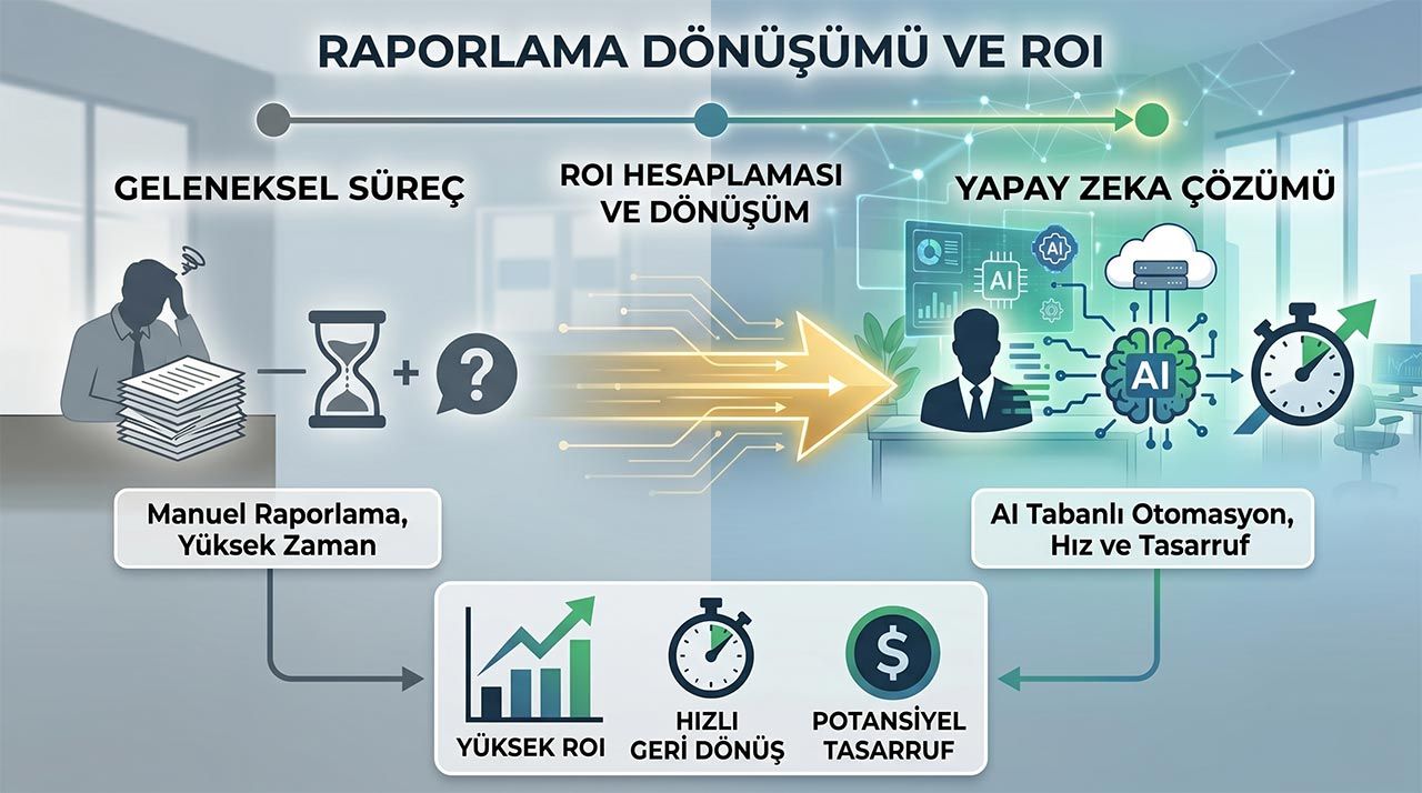 ERP Raporlamaya Ne Kadar Para Harcıyorsunuz? Yapay Zeka ile ROI Hesabı