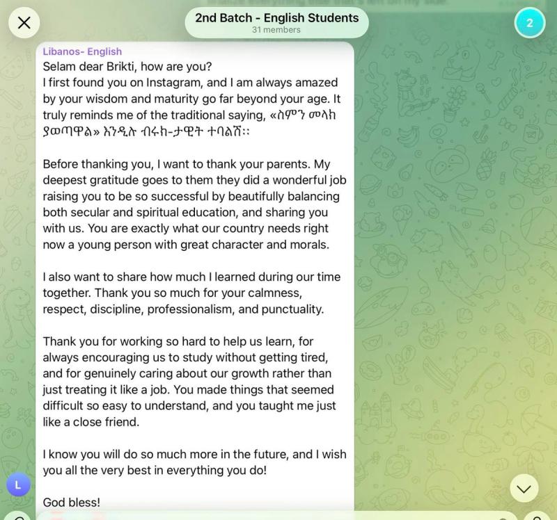Student testimonial from Testimonial 15
