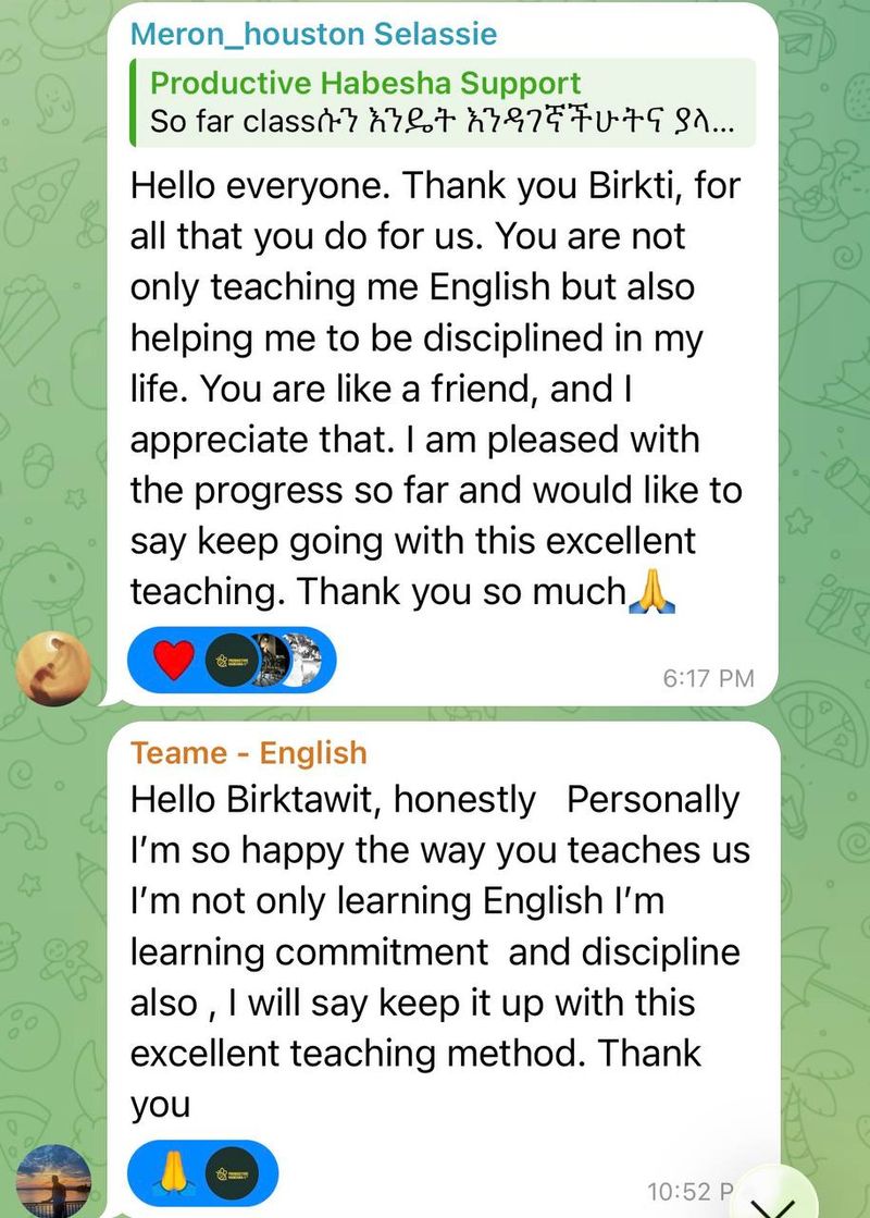 Student testimonial from Testimonial 2