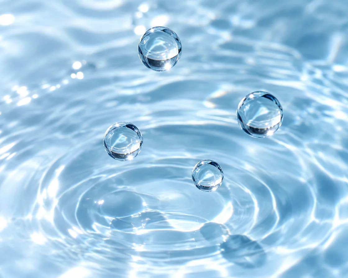 Close-up of water droplets