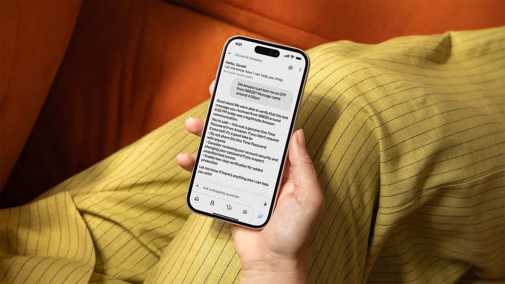 Alexa Shields You from Scammers
