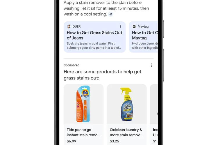 Google's AI Search Summaries Get a Commercial Twist