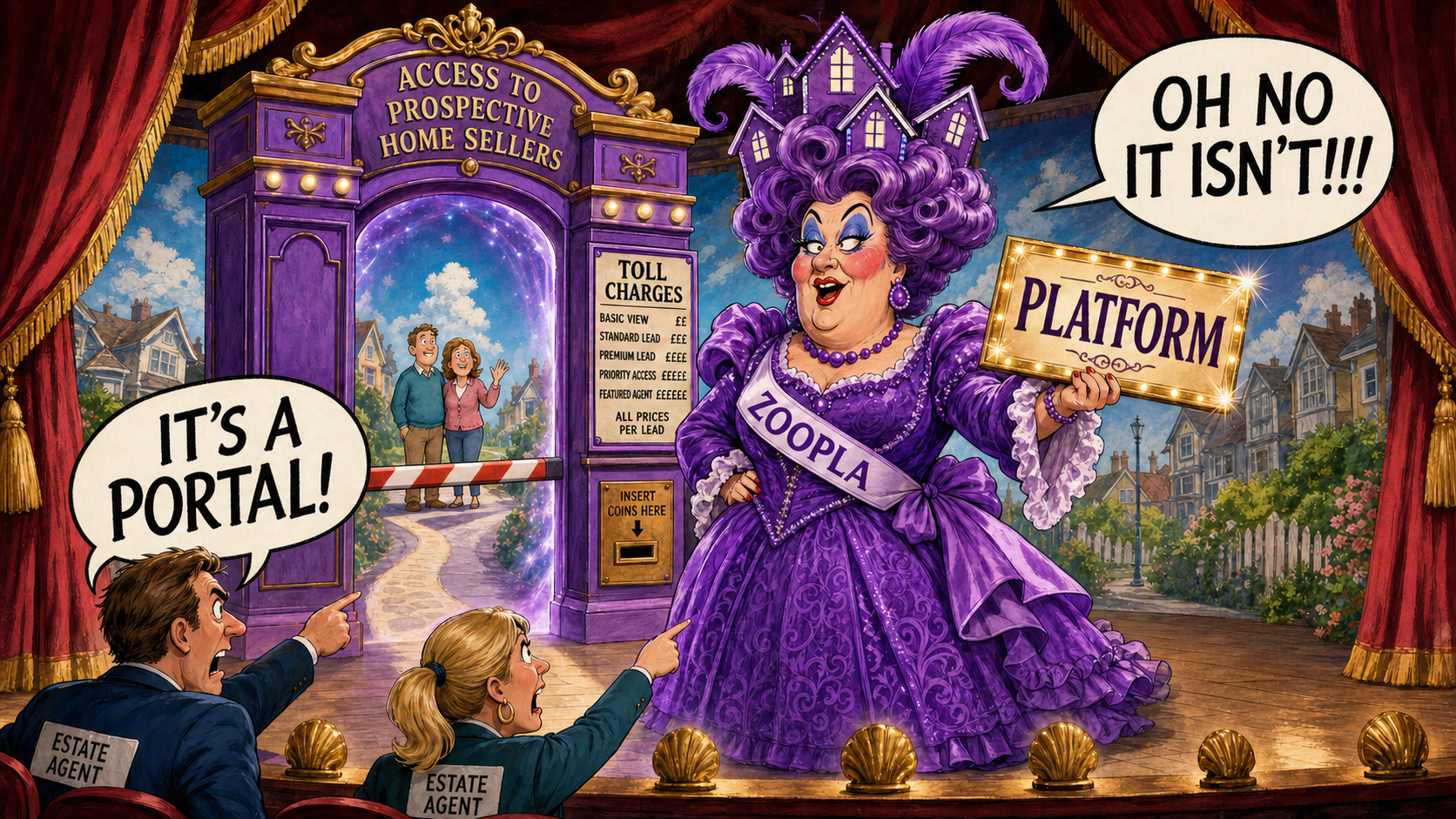 Zoopla's Portal Pantomime