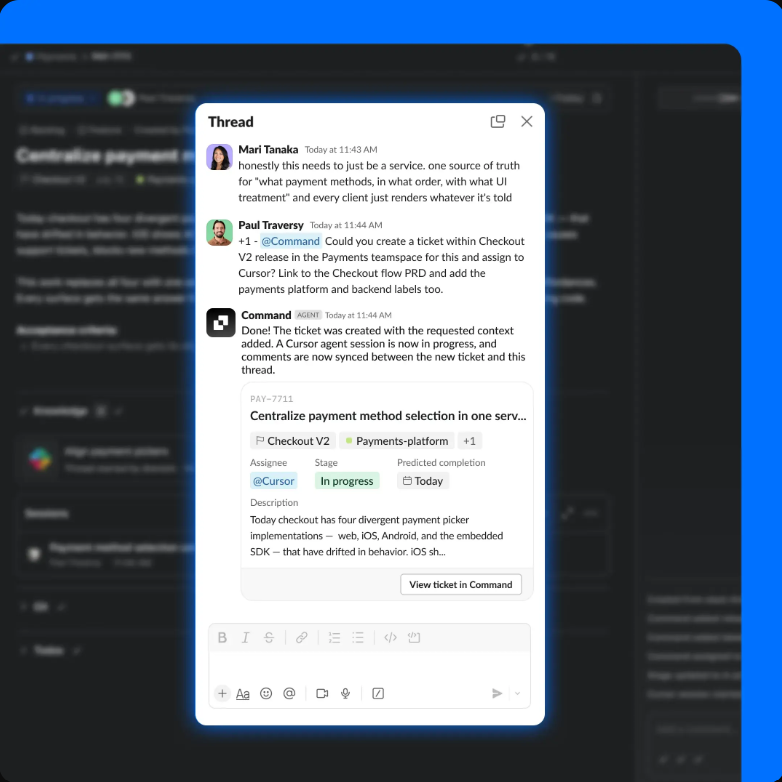 Command by Asana: Uniting Humans and AI