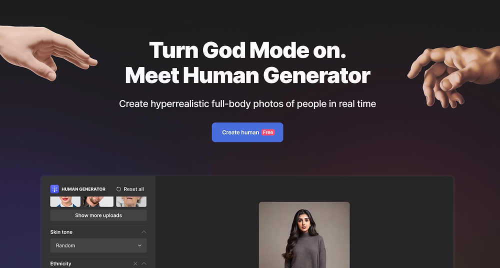 God Mode is here: Create humans by yourself