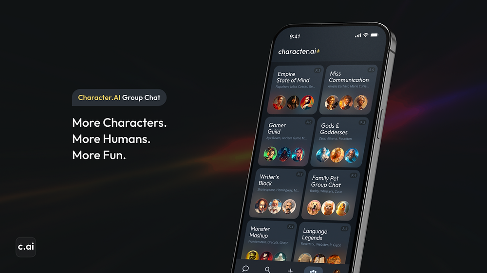 Character.AI Introduces Group Chats with Multiple AI Companions
