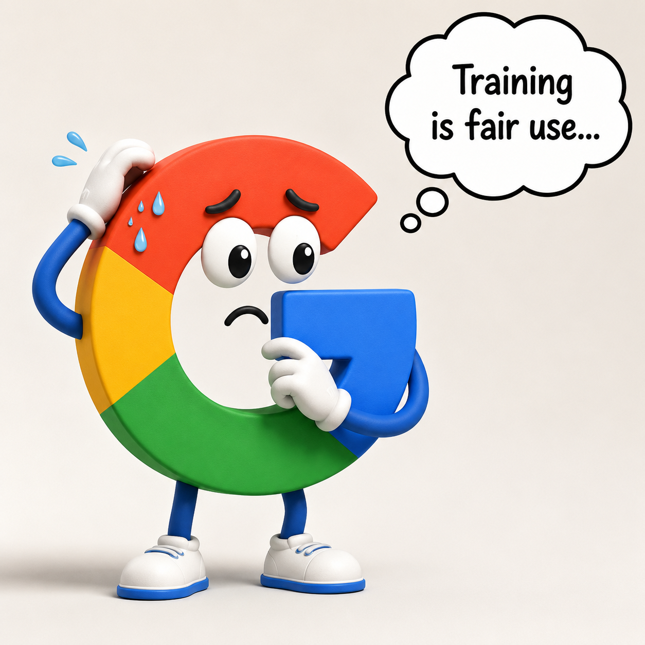 Google's AI Fair Use: Inputs vs Outputs