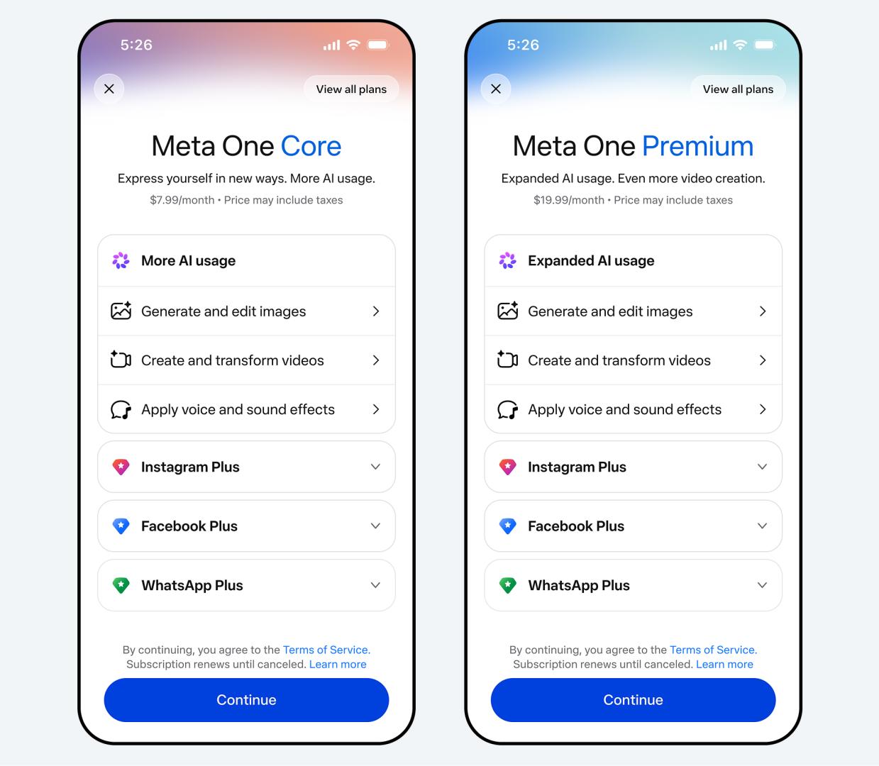 Meta One Launches with AI-Packed Features