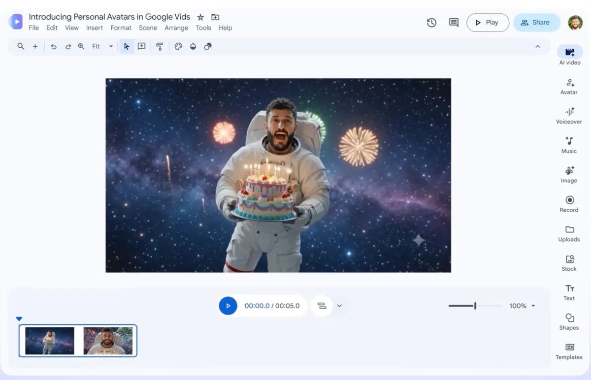 Google Vids' AI Avatar Magic Unveiled