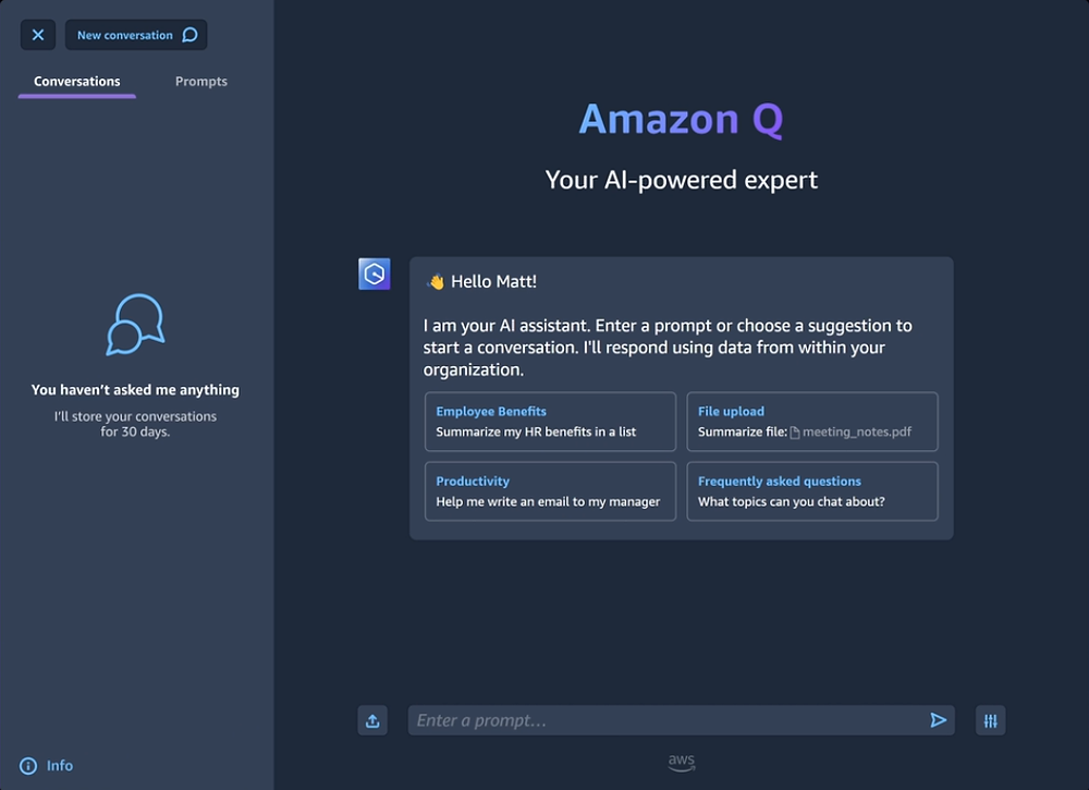 Amazon Unveils Q: Your New Office AI Buddy