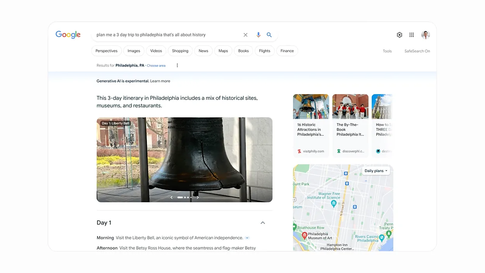 Google's AI Now Crafts Your Perfect Holiday Itinerary