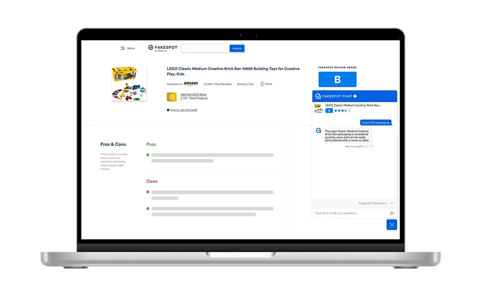 Fakespot Chat: Mozilla's AI Solution to Online Shopping