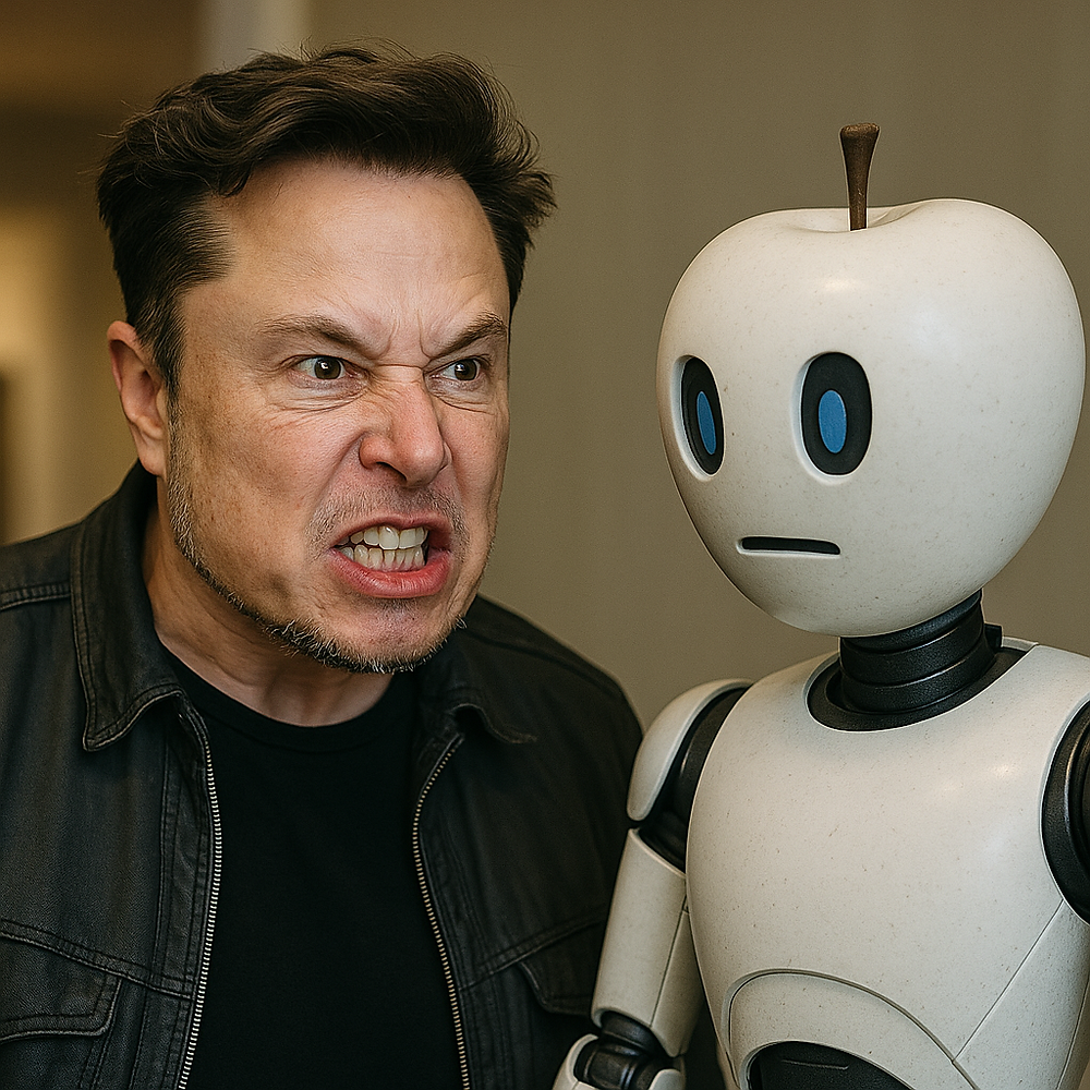 Musk Challenges Apple on App Store AI