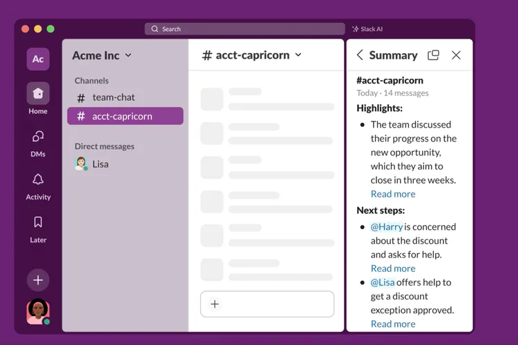 Slack's New AI: Summarising Channels and Finding Answers