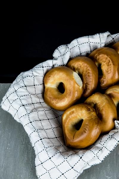 Bagels in a basket