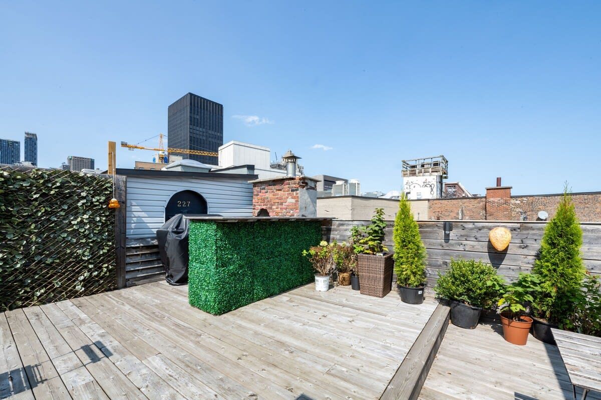 Superbe penthouse à deux étages dans le Vieux-Montréal