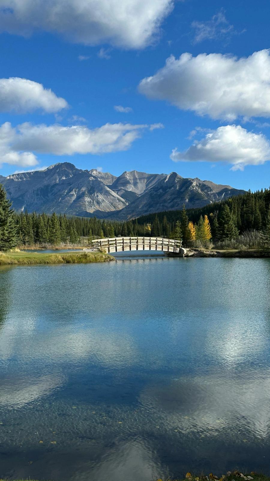 Lake view in Banff