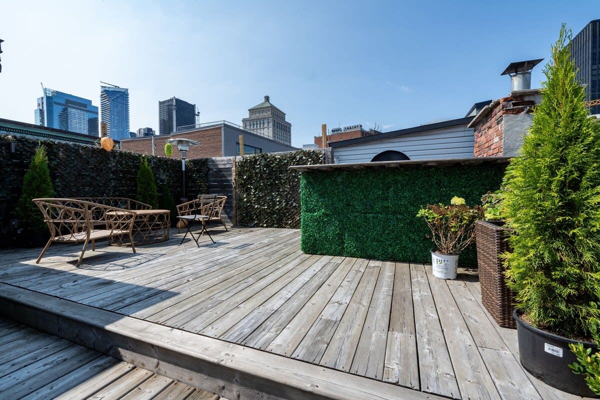 Superbe penthouse à deux étages dans le Vieux-Montréal