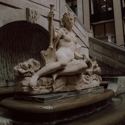 Statue of reclining woman, credit Hardeep