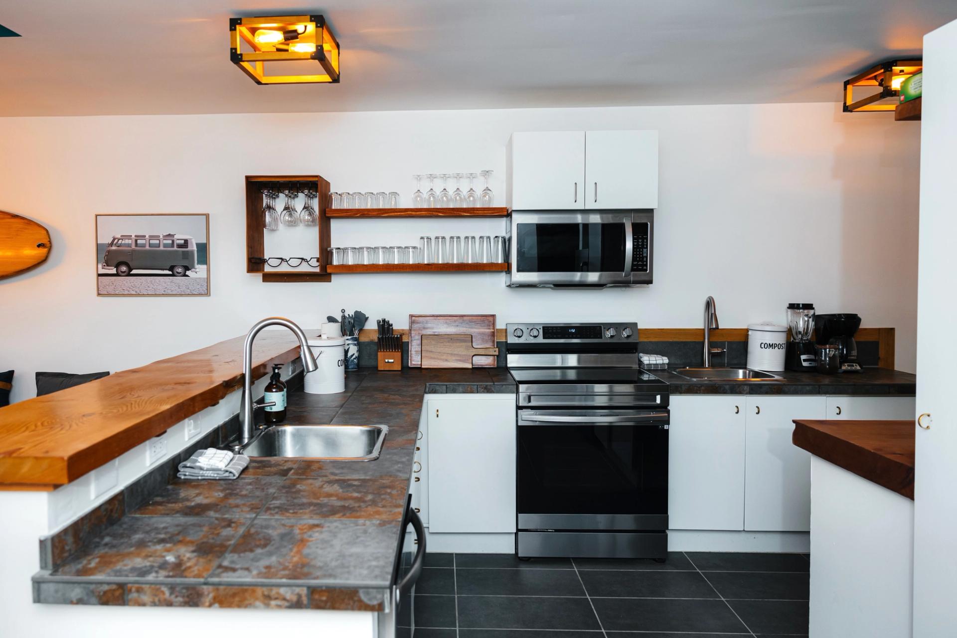 secluded oceanfront apartment