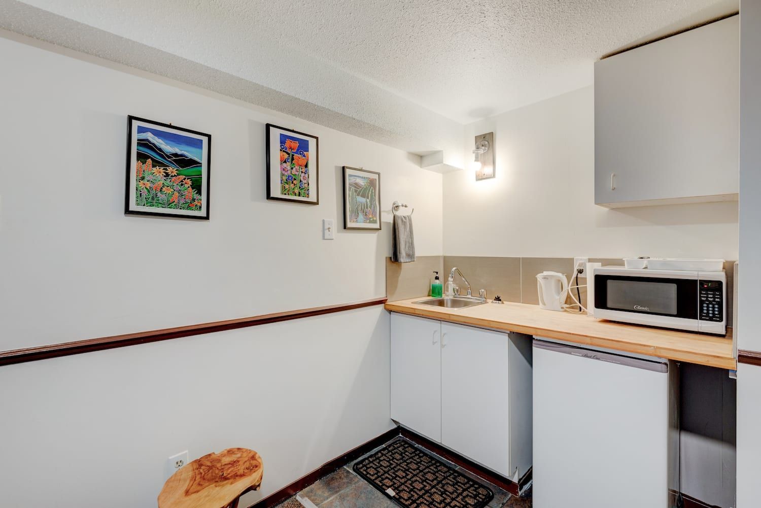 trois chambres simples à Banff