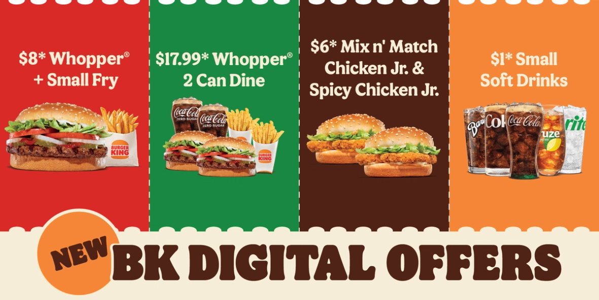 Burger King Specials Today Menu: Must-Try Deals & Discounts