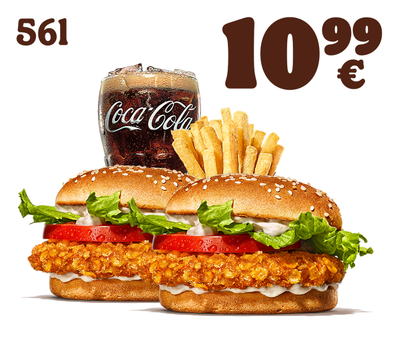 2 Crispy Chicken im Menü