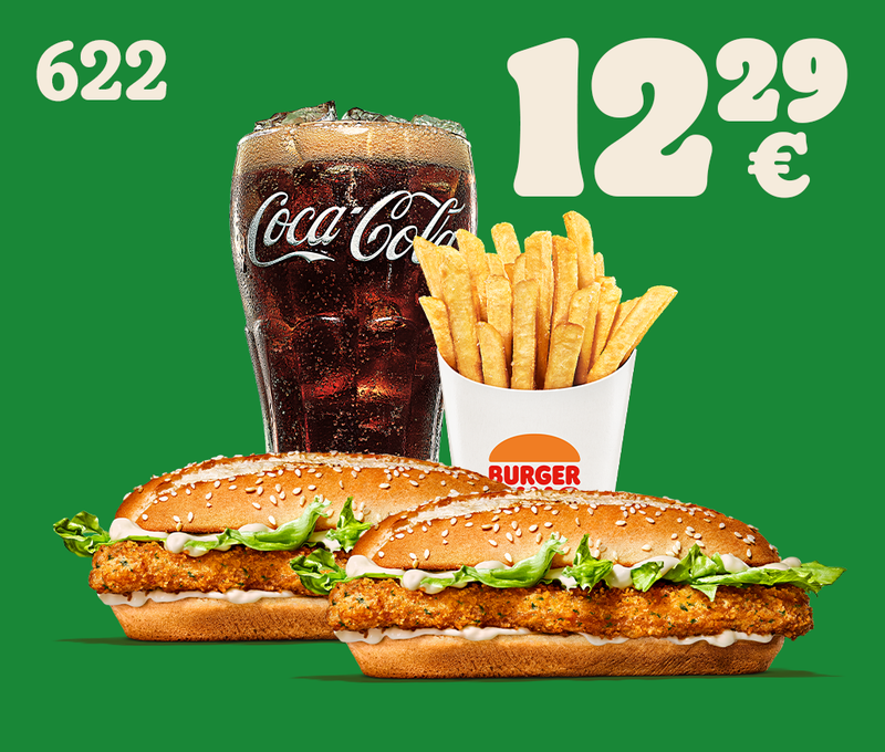 2 Plant-based Long Chicken® im King Menü