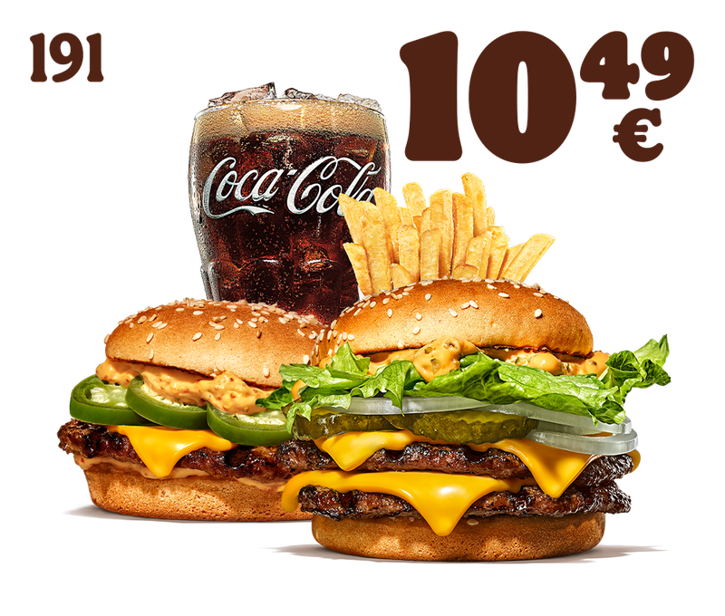 Chili Cheese Burger + Big King® im King Menü