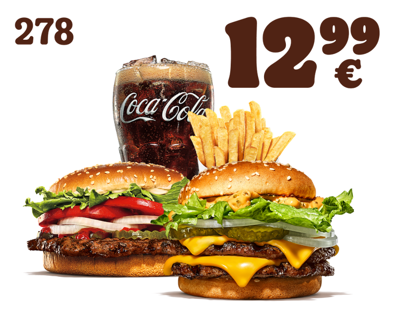Whopper® + Big King® im Menü